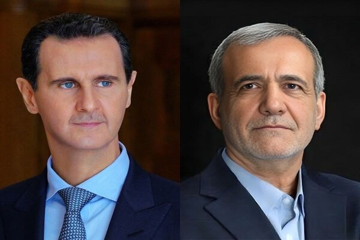بشار اسد و مسعود پزشکیان