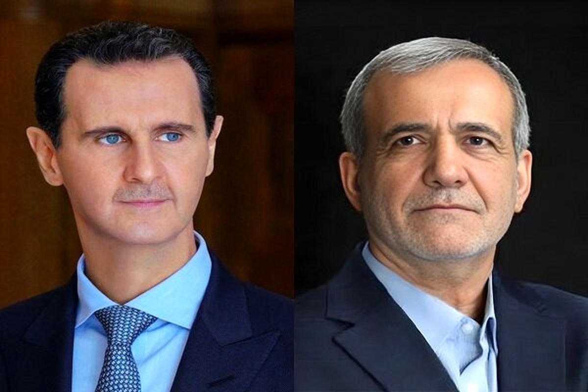 بشار اسد و مسعود پزشکیان