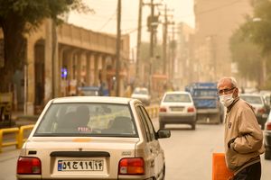 گرد و خاک با منشاء خارجی وارد خوزستان شد 