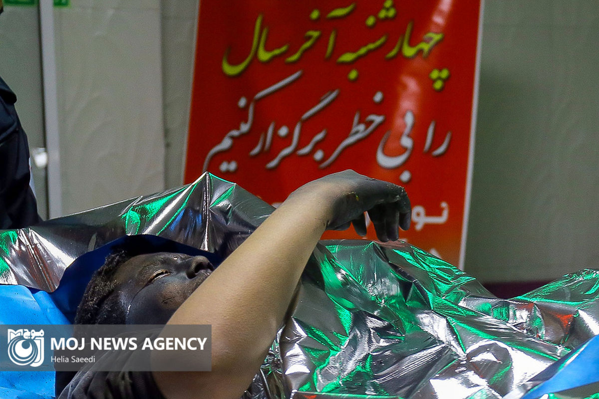 مصدومان چهارشنبه سوری ۱۴۰۲