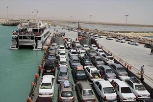 ترانزیت بیش از 89 هزار دستگاه خودرو از بنادر غرب هرمزگان 