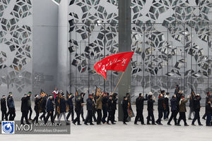 اجتماع بزرگ فاطمیون در میدان امام حسین (ع)