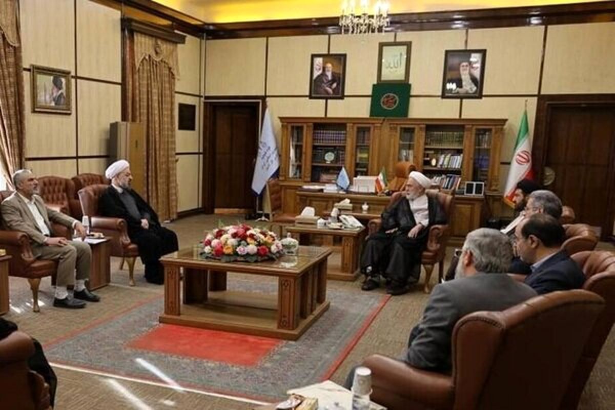 دادستان کل کشور و  محمدحسین طاهری سرپرست ستاد امر به معروف و نهی از منکر