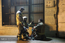 میدان حسن آباد غرق در آتش شد