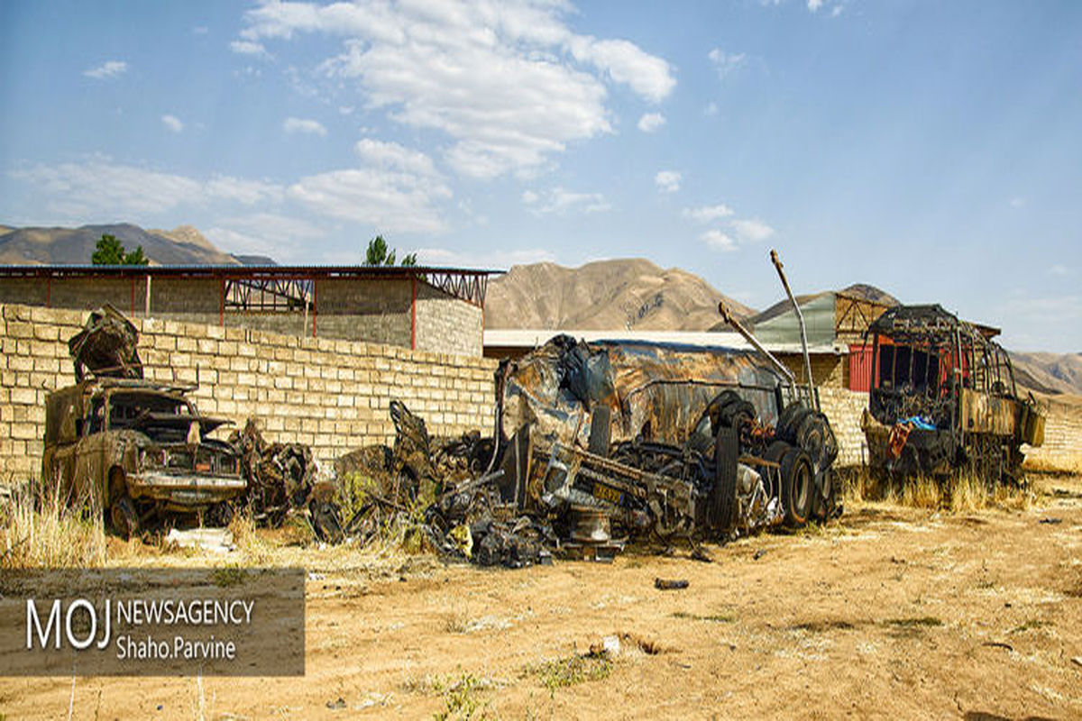 صبح+تصادف+مرگبار+اتوبوس+و+تانکر+سوخت+در+سنندج