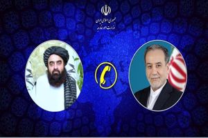 وزرای امور خارجه ایران و حکومت طالبان گفتگو کردند