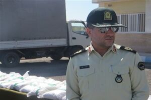 توقیف کامیون حامل یک تن مواد مخدر در بندرلنگه