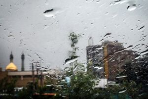 پیش بینی بارش پراکنده باران و وزش باد برای استان قم