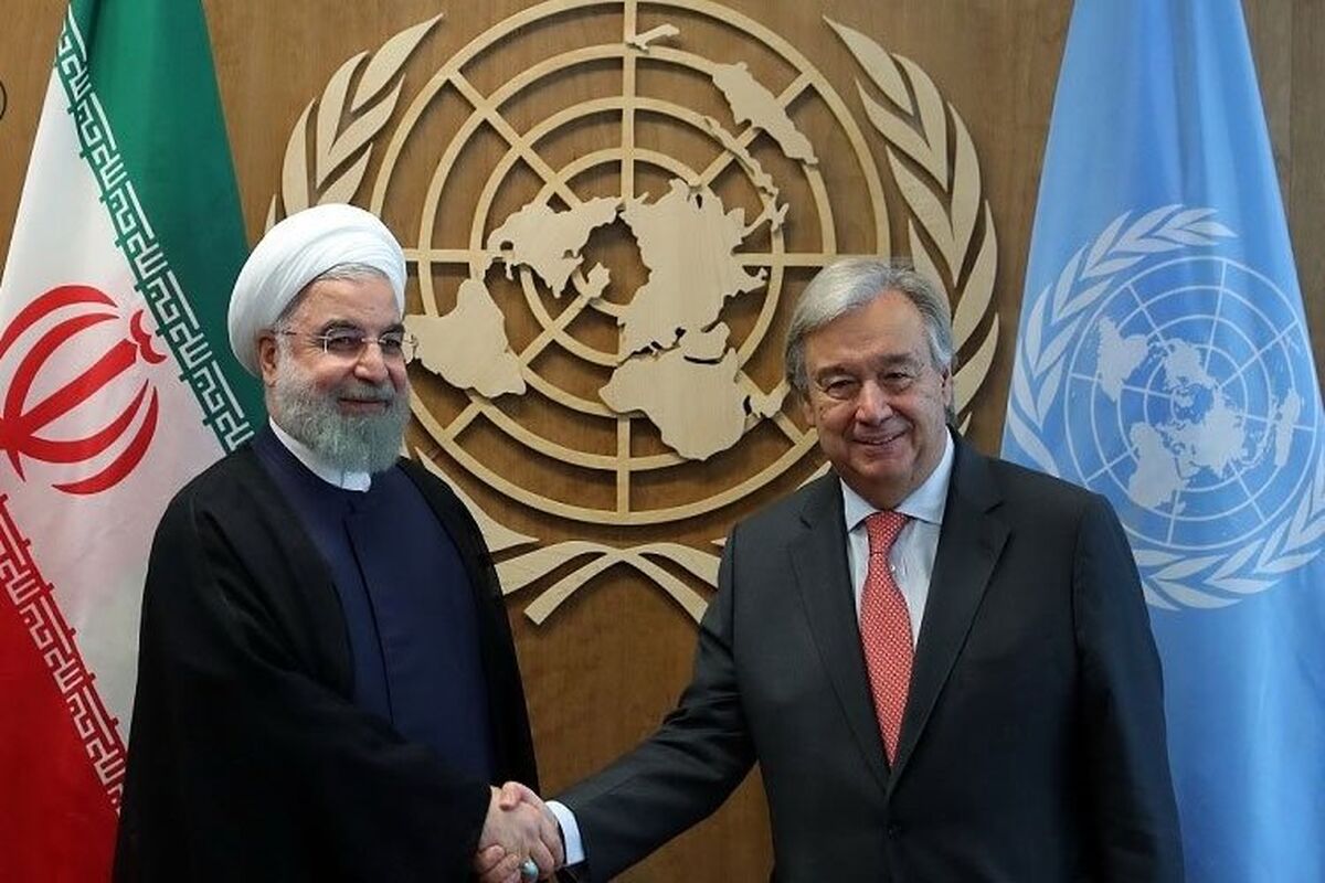 دیدار روحانی با آنتونیو گوترش