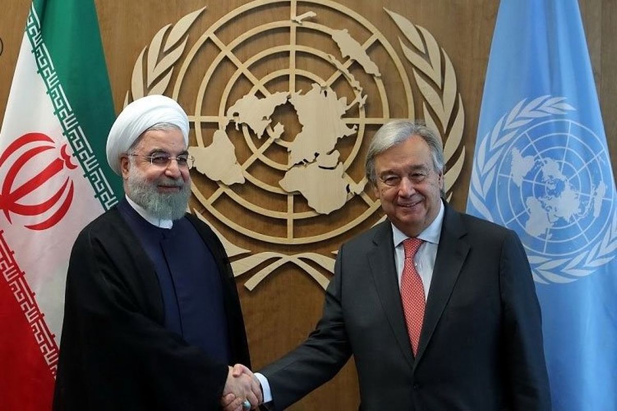 دیدار روحانی با آنتونیو گوترش