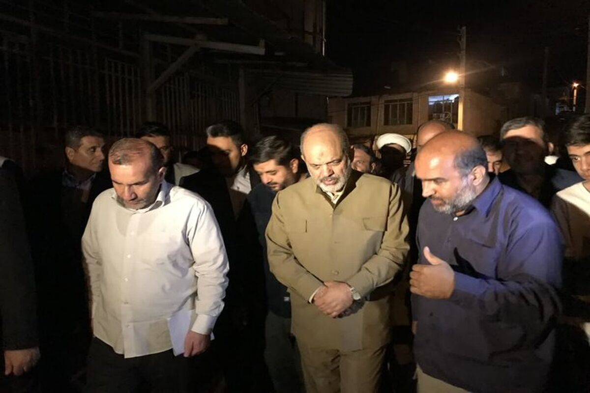وزیر کشور در کرمانشاه