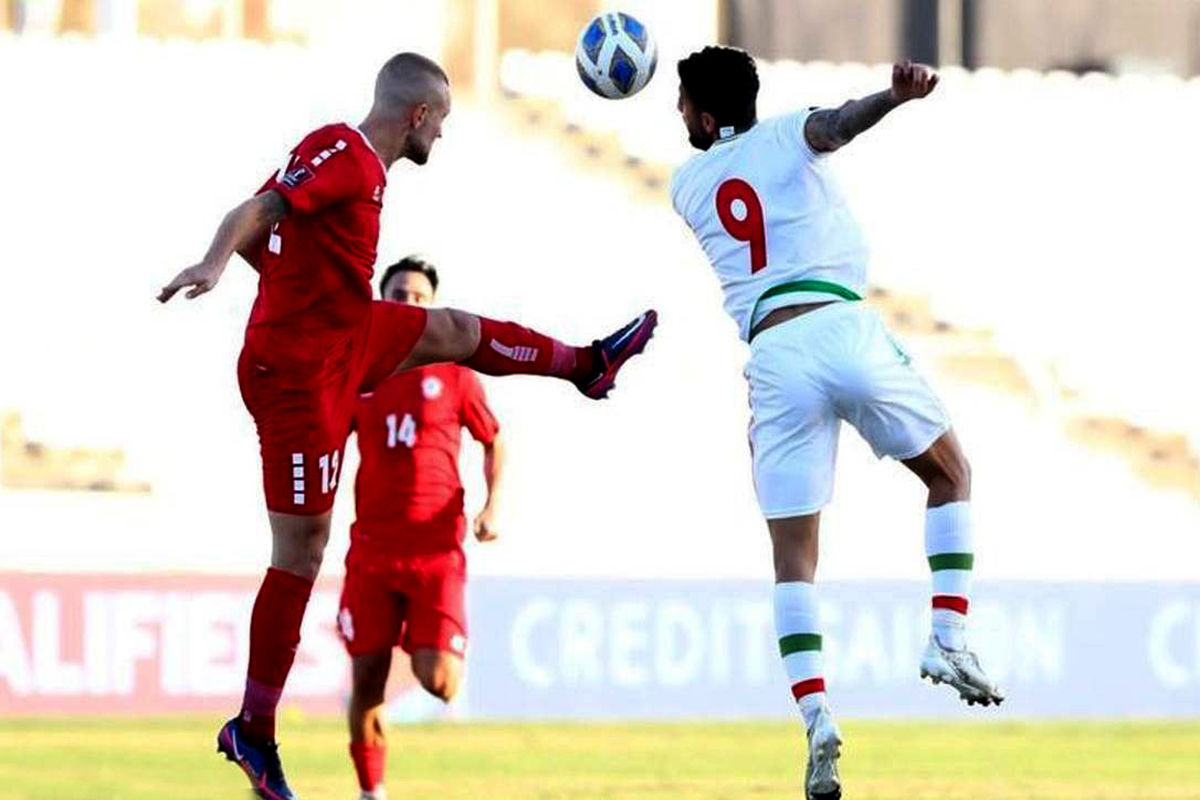 فوتبال ایران و لبنان