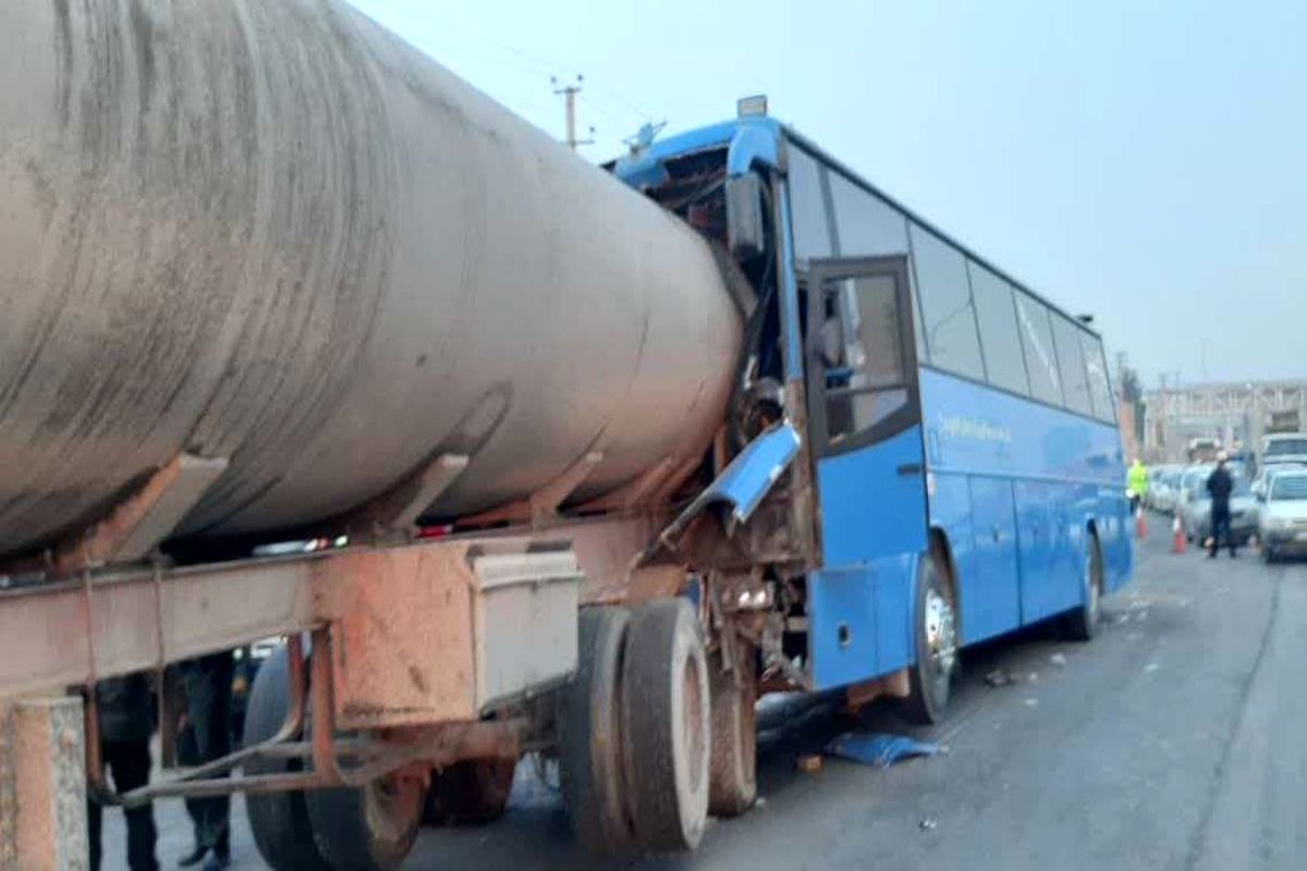 تصاددف اتوبوس