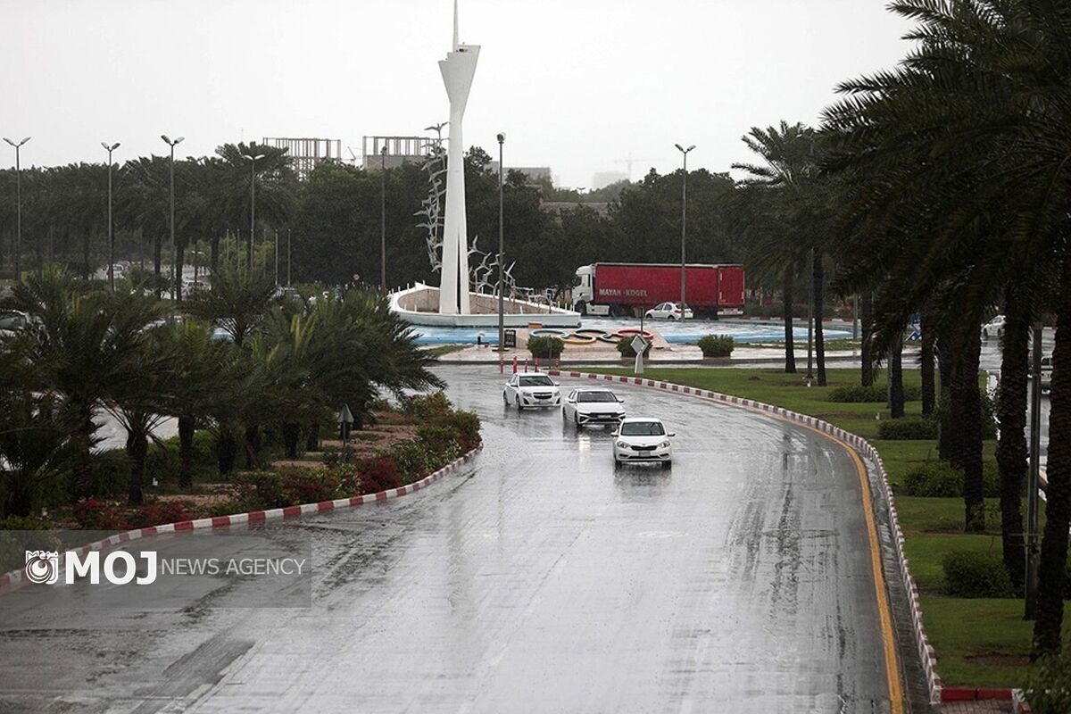 بارندگی جزیره کیش