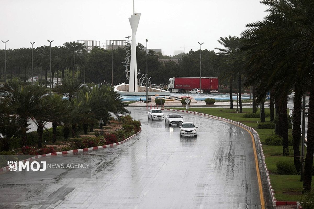 بارندگی جزیره کیش