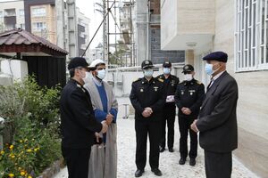 دیدار فرمانده دانشگاه علوم دریایی نوشهر با خانواده شهید امیر سرتیپ ۲ سیاوش شریج ویسری