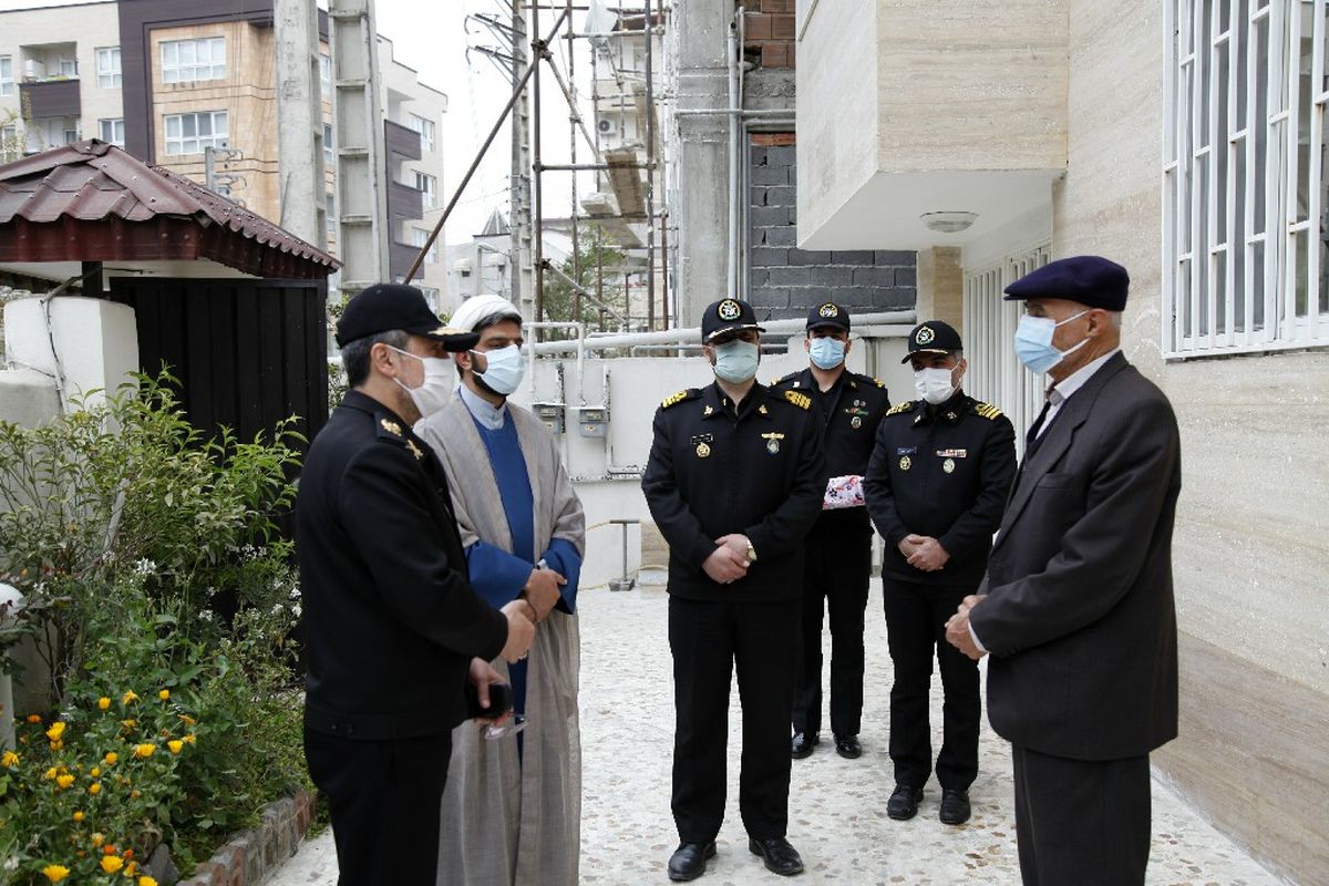 دیدار فرمانده دانشگاه علوم دریایی نوشهر با خانواده شهید امیر سرتیپ ۲ سیاوش شریج ویسری