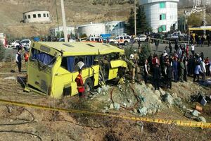 سکته راننده جان 7 از دانشجویان را گرفت