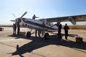 یک فروند هواپیمای آموزشی Pc۶ بازآماد شد