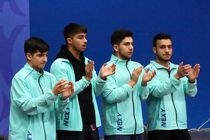 پینگ‌پنگ بازان جوانان ایران مقابل قزاقستان در مسابقات آسیای میانه پیروز شدند