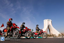 محدودیت‌های ترافیکی رژه موتورسواران نیروهای مسلح در مراسم ۱۲ بهمن