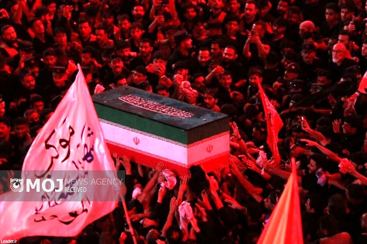 تشییع پیکر مطهر امام مجاهد شهید در کربلای معلی
