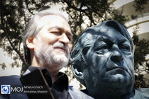 رونمایی از سردیس و تابلو خیابان استاد عزت‌الله انتظامی