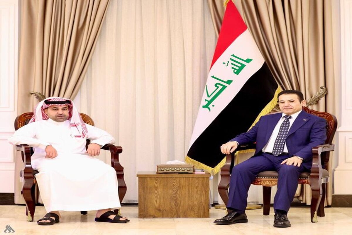 قاسم الاعرجی» مشاور امنیت ملی عراق در دیدار با معاون سفیر عربستان