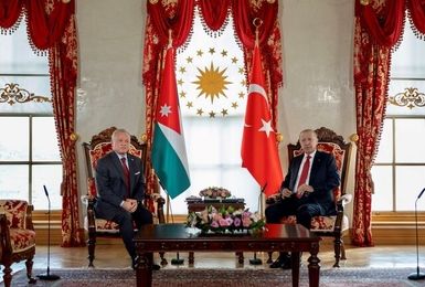 اردوغان و پادشاه اردن درباره پرونده‌های سوریه، غزه و ایران رایزنی کردند