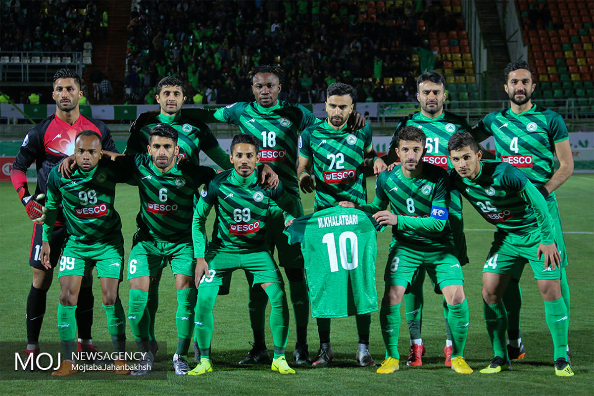 دیدار تیم های فوتبال ذوب آهن ایران و الکویت کویت