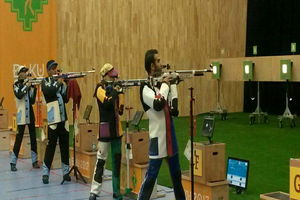 دهمین مدال کاروان ایران در باکو برای تیم دوم تیراندازی به رنگ نقره