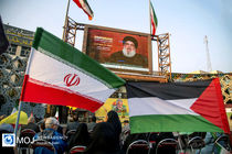 پخش زنده سخنرانی دبیرکل حزب الله لبنان در میدان امام حسین