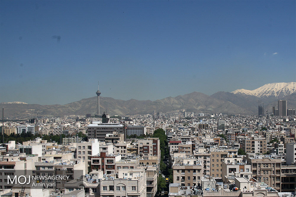 کیفیت هوای تهران ۸ فروردین ۱۴۰۰/ شاخص کیفیت هوا به ۳۹ رسید