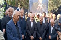 مراسم تشییع  پیکر ناصر قفلی خیر مدرسه ساز با حضور رئیس جمهور برگزار شد