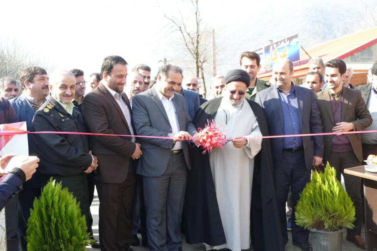 افتتاح طرح عمرانی ماسال