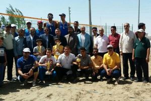 تیم بسیج الف قهرمان مسابقات والیبال ساحلی نیروهای مسلح کشور شد
