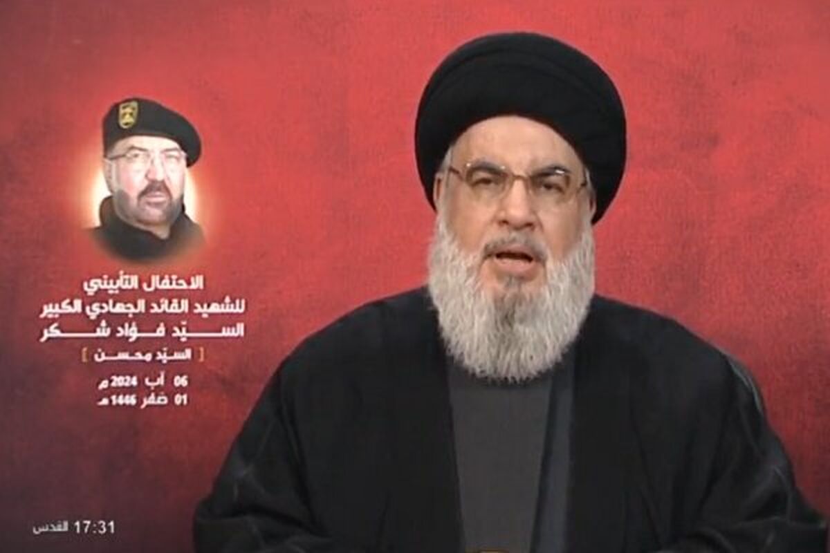 سید حسن نصرالله دبیرکل حزب‌الله لبنان