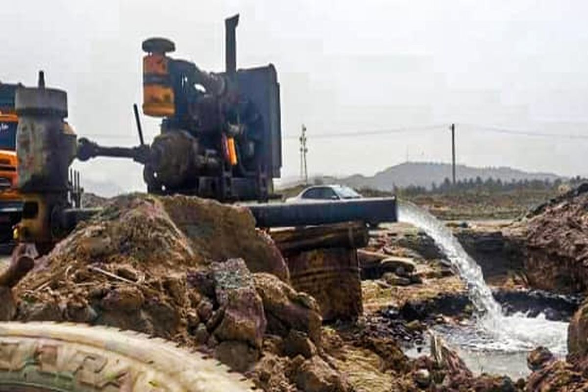 حلقه چاه جدید در قلعه قاضی