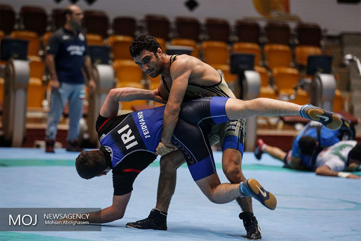 تمرین تیم ملی کشتی فرنگی 