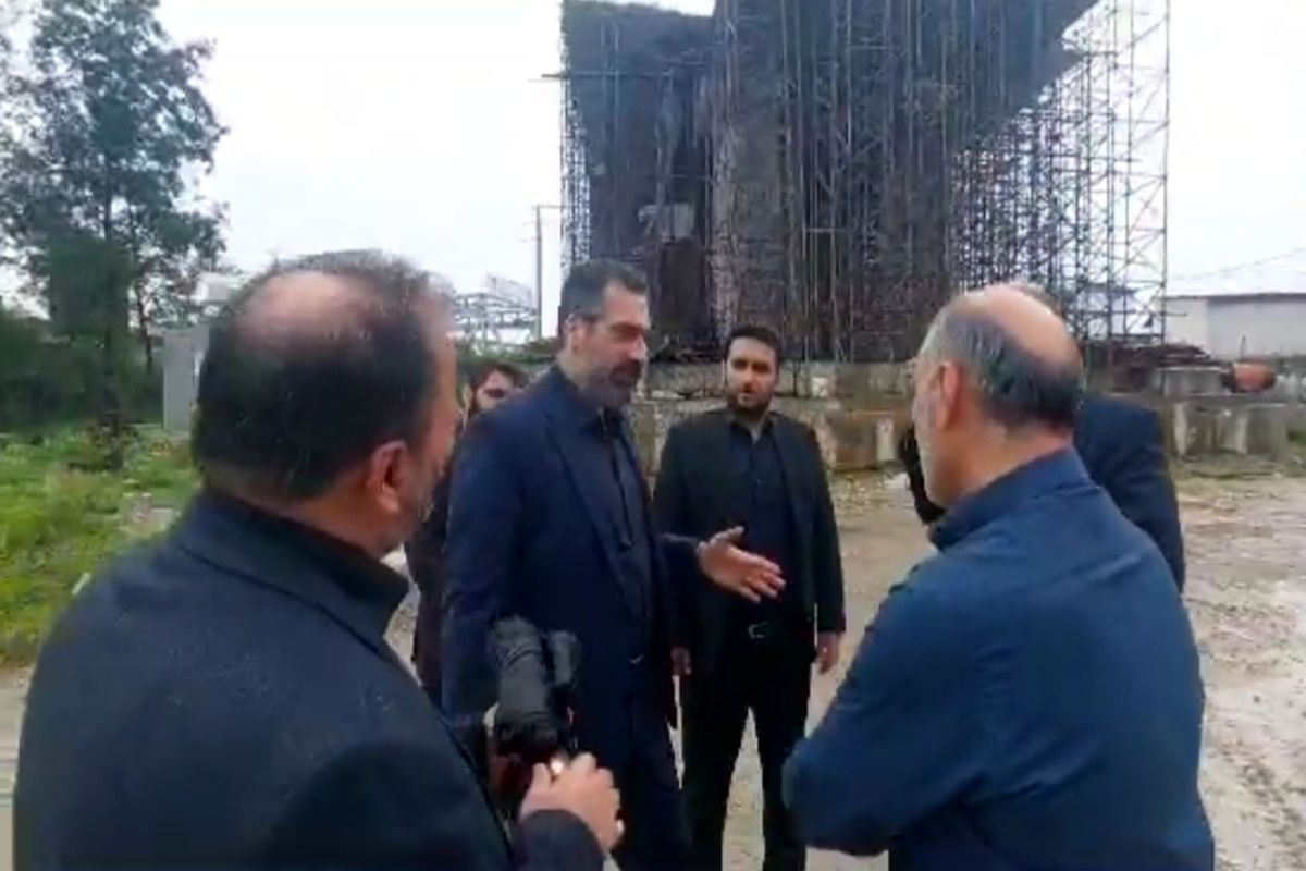 بازدید معاون عمرانی استاندار مازندران از راه بندر نوشهر