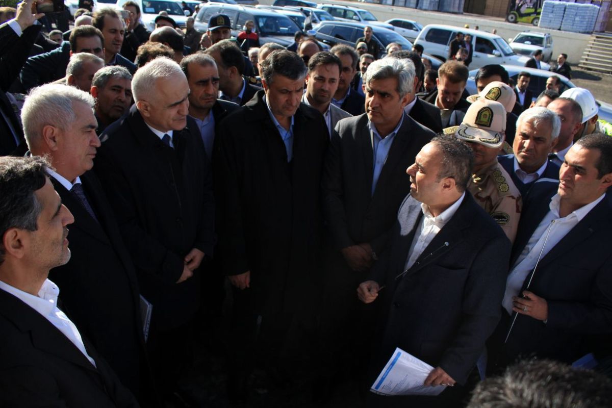 بازدید وزیر راه و شهرسازی از خط ریلی آستارا-آستارا