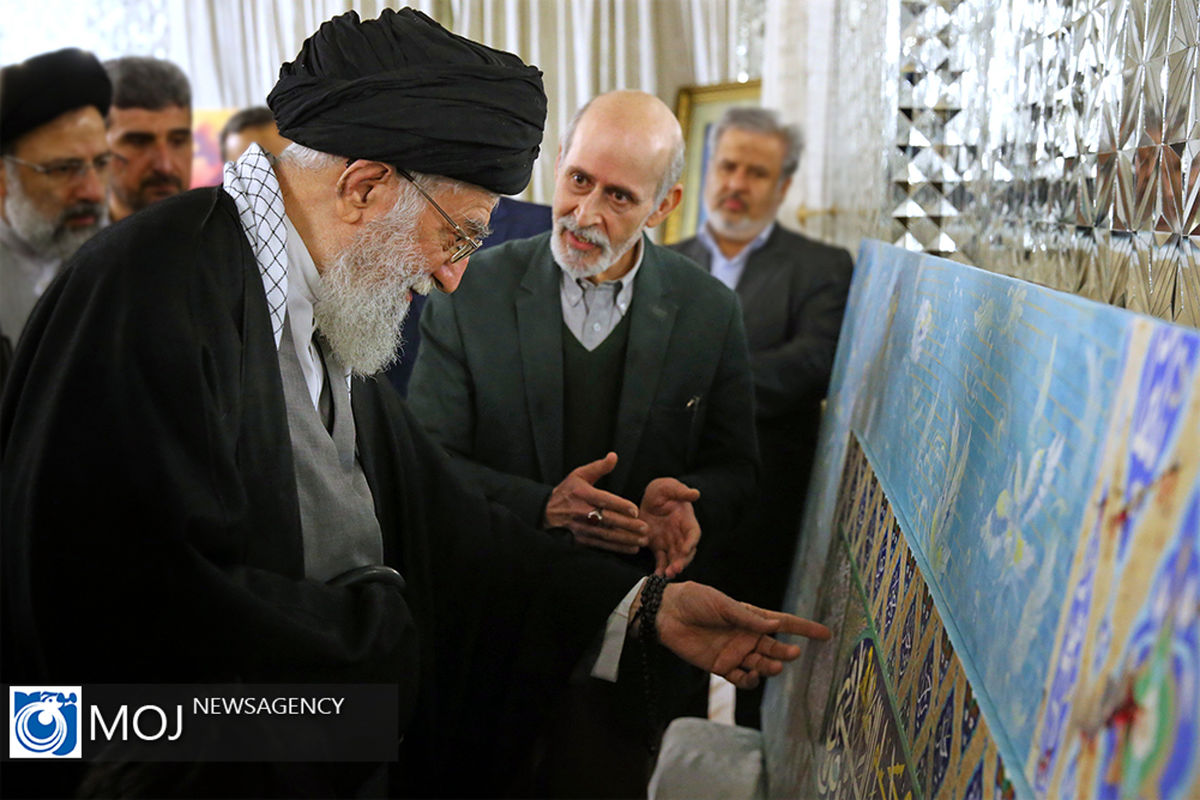 بازدید مقام معظم رهبری از نمایشگاه «حماسه گوهرشاد»