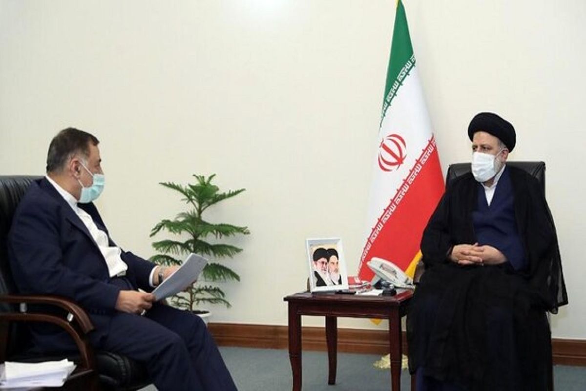 دیدار رئیسی با وزیر دادگستری