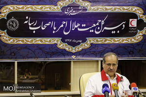 نشست خبری دبیرکل جمعیت هلال احمر - ۱۵ بهمن ۱۳۹۷