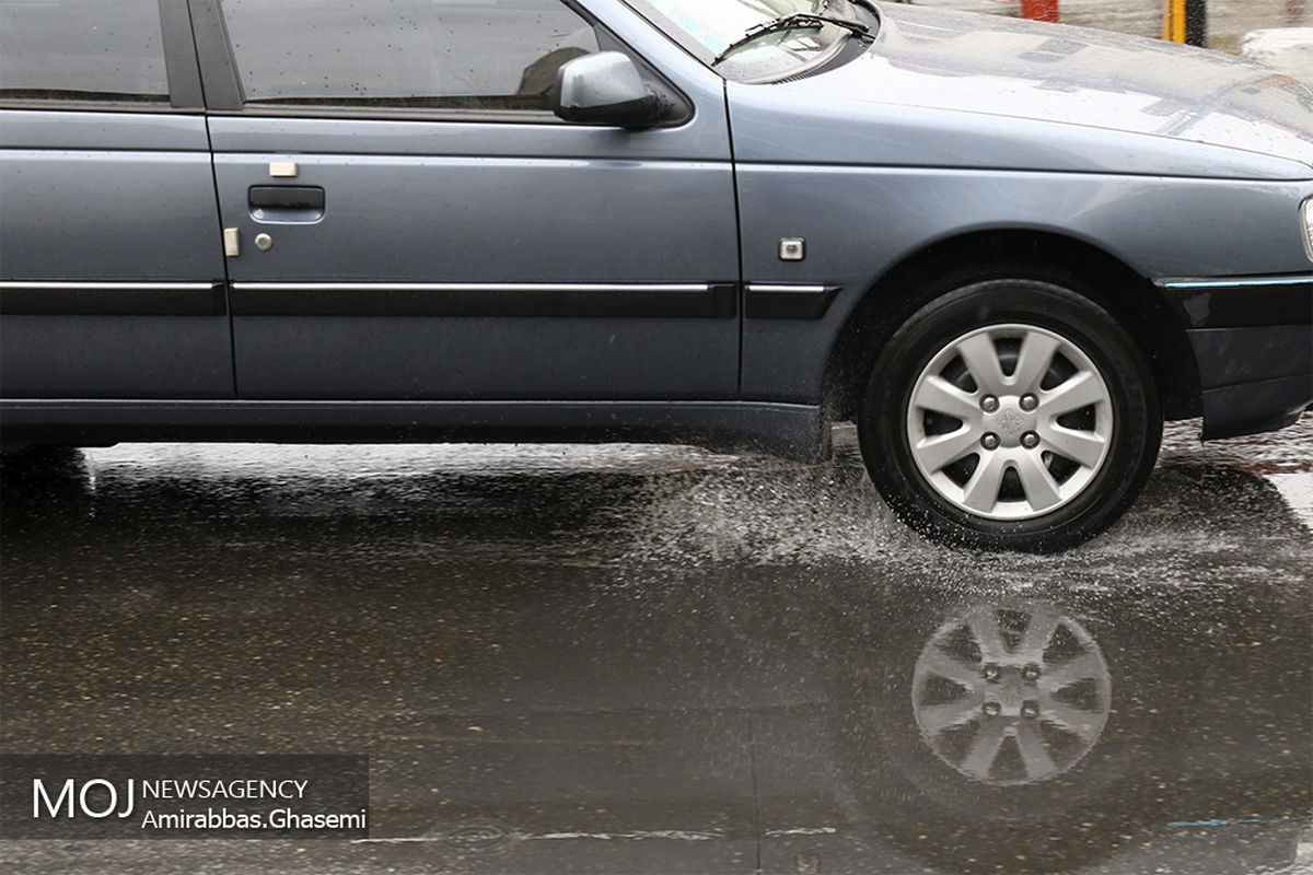 بارش باران بهاری در تهران