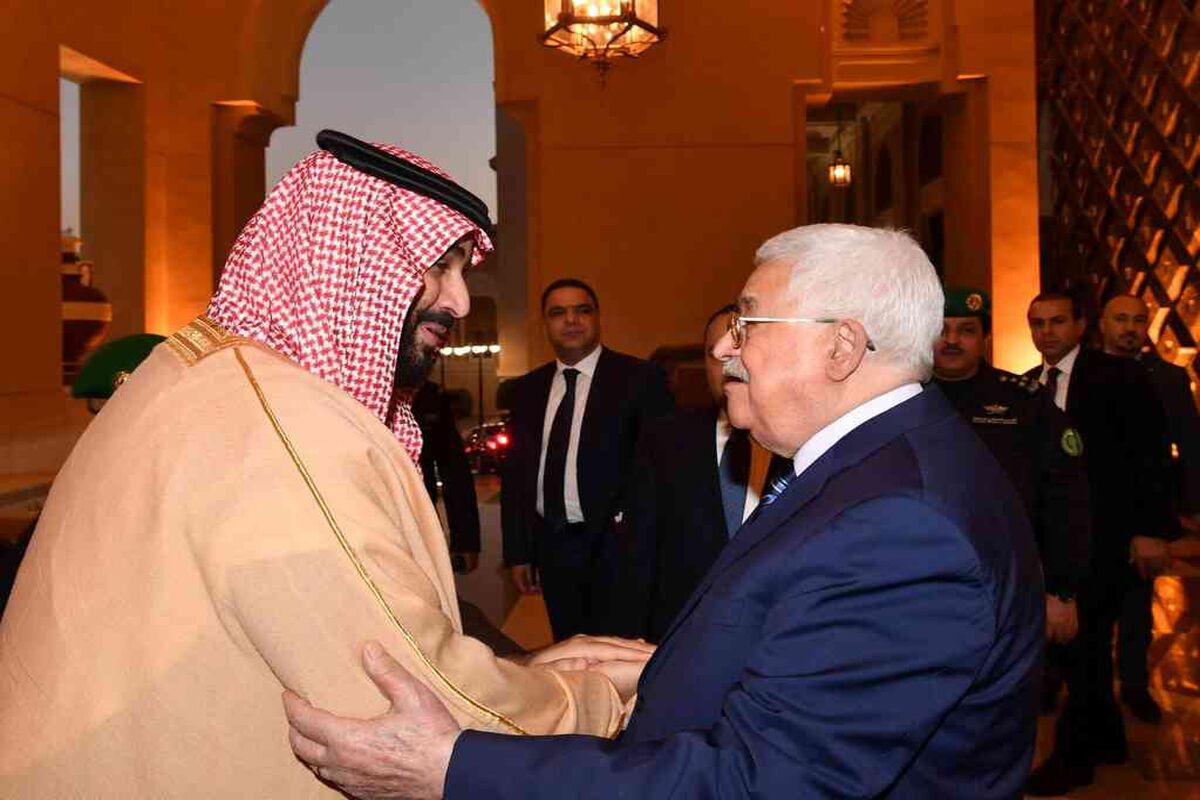 بن سلمان و محمود عباس