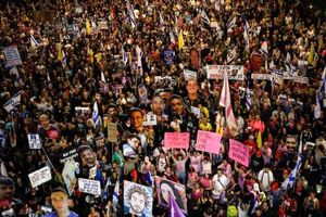 تل‌آویو صحنه تظاهرات تاکید بر توافق با حماس بود