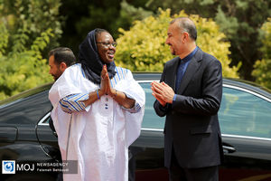 دیدار وزرای امور خارجه بورکینافاسو و ایران