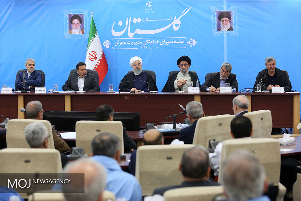 بازدید رییس جمهوری از مناطق سیل زده شمال کشور