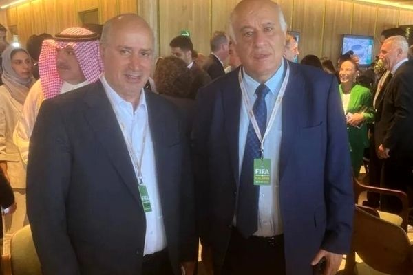 تاج با روسای فدراسیون فوتبال فلسطین و بلژیک دیدار کرد